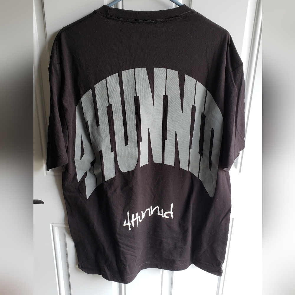 4Hunnid NWT Curve Black T-shirt Men's Large Zumiez